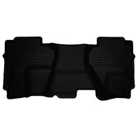 Husky Liners 19241 | Husky Liners 2nd Seat Floor Liner (Full Coverage), Fits 14-17 SILVERADO/SIERRA 1500/2500/3500 DOUBLE CAB 2ND SEAT FLOOR LINER WEATHERBEATER BLACK