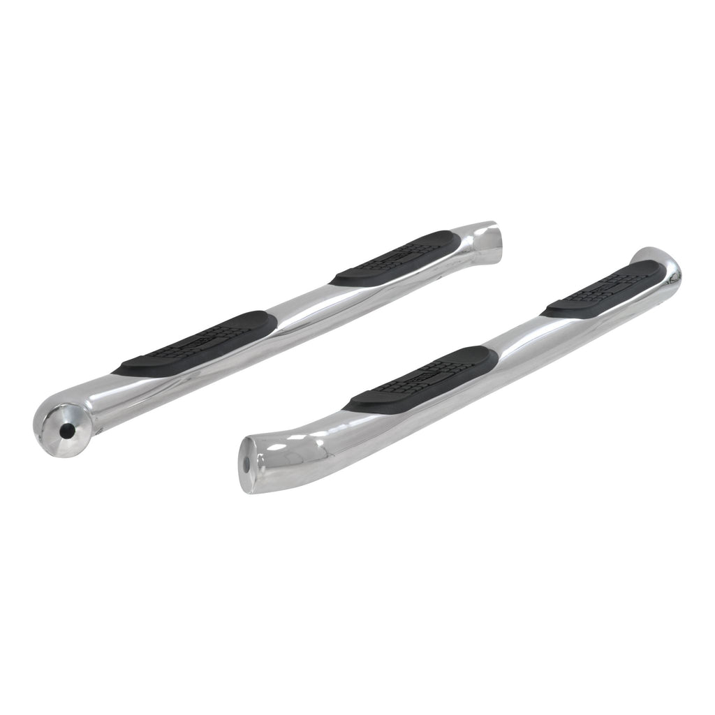 3" Round Polished Stainless Side Bars Select Toyota Highlander