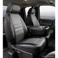FIA-SL68-38 GRAY | Gray Center Panel/Black Side Panel Seat Cover