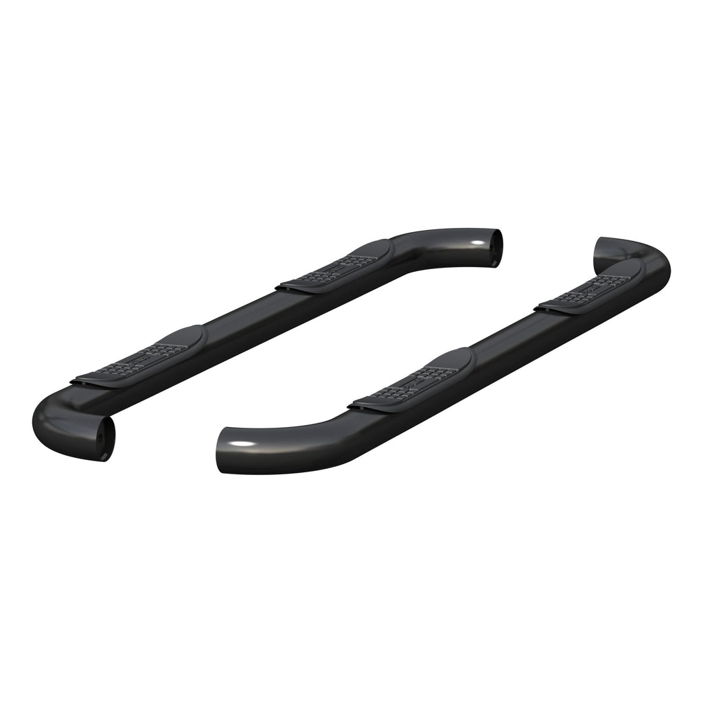 3" Round Black Stainless Side Bars Select Dodge Ram 1500