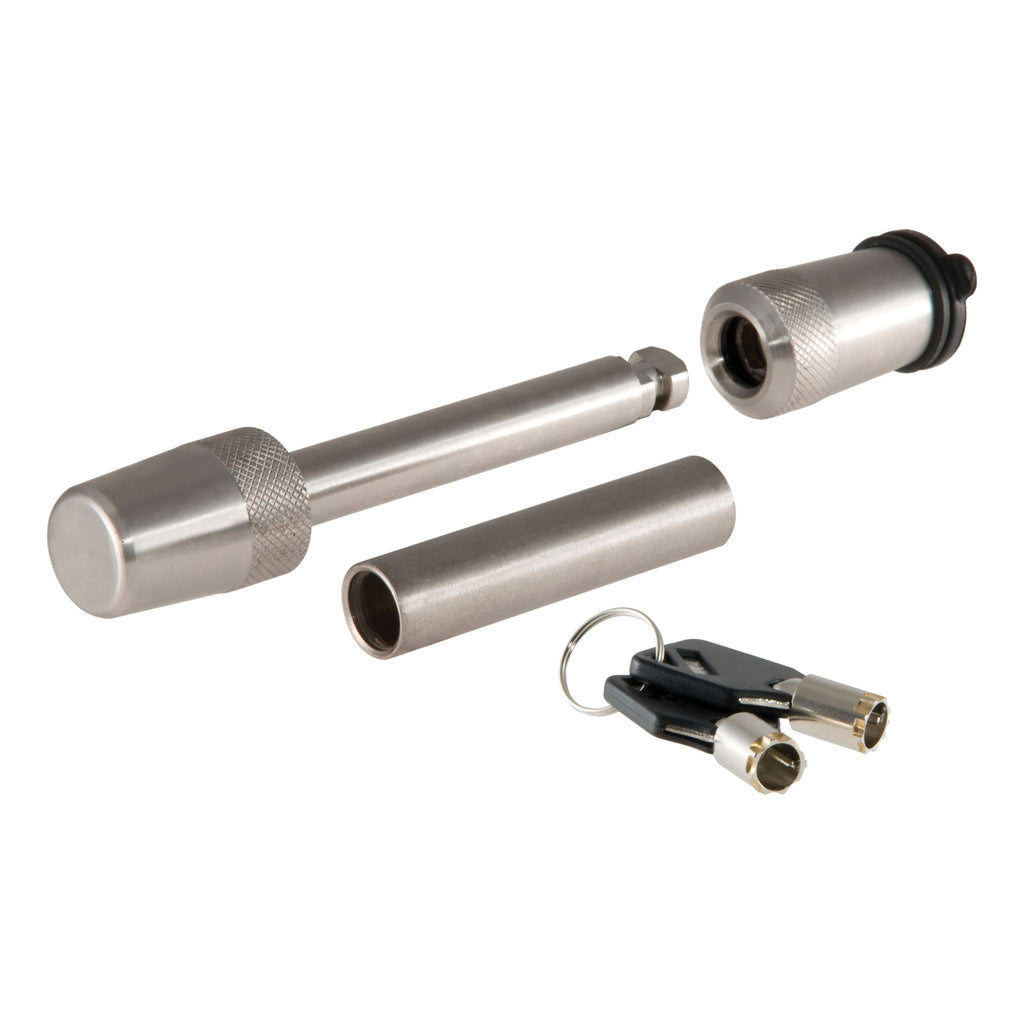 1/2" Hitch Lock with 5/8" Adapter (1-1/4" or 2" Receiver Barbell Stainless)