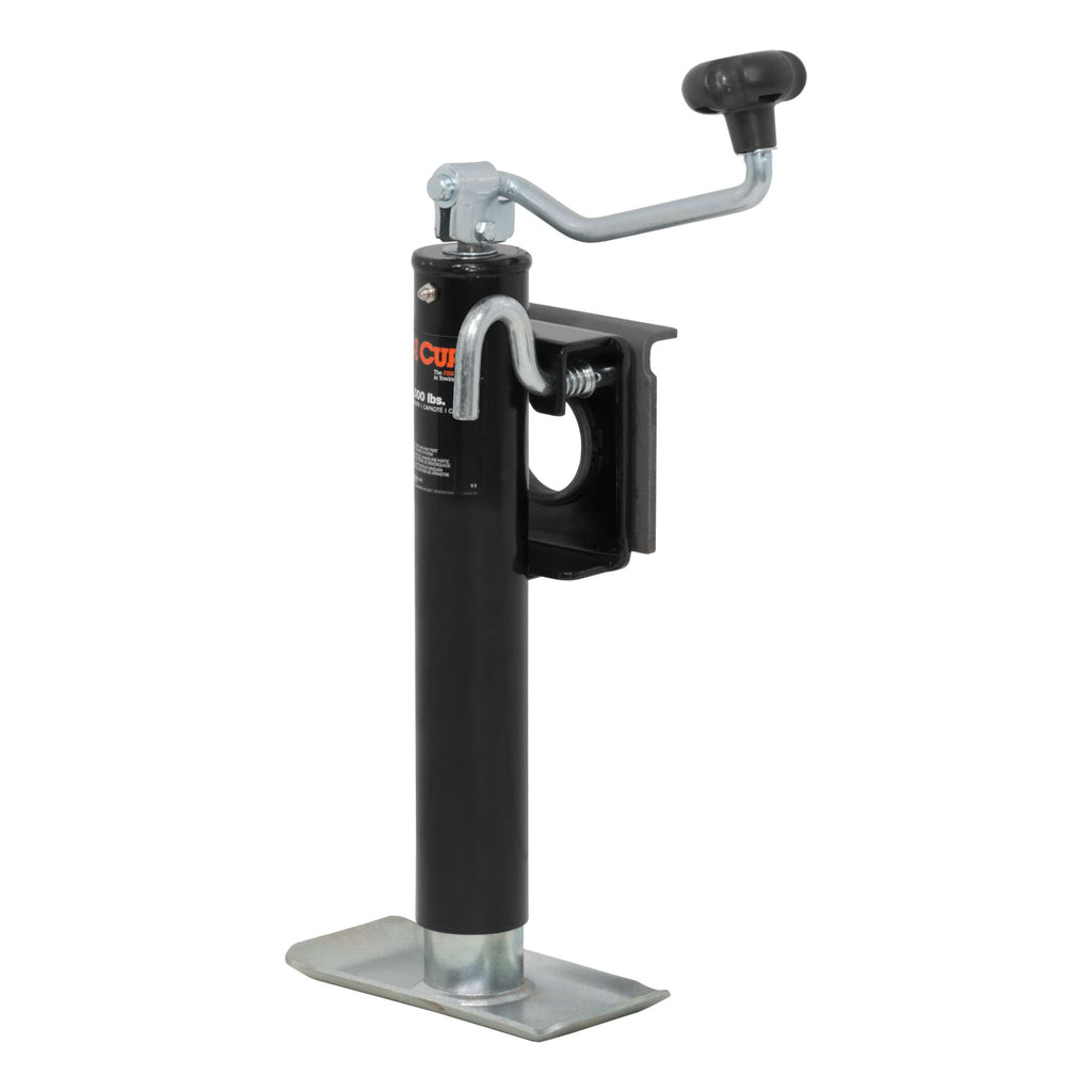 Bracket-Mount Swivel Jack with Top Handle (2000 lbs 10" Travel)