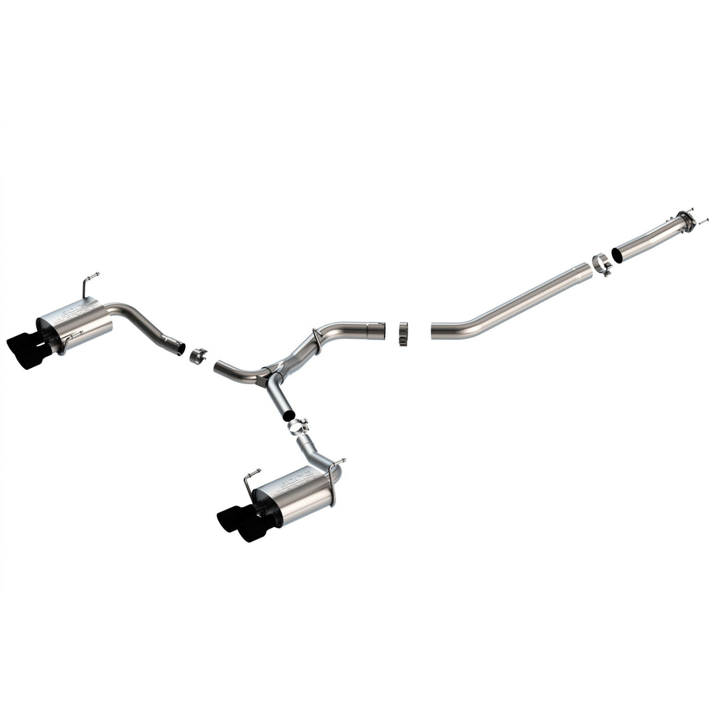 Borla 140595CB | Borla Cat-Back System for 2015-2019 Subaru Impreza WRX/ WRX STI Sedan 2.0L/2.5L Turbo 4 Cyl. All Wheel Drive Automatic and Manual Transmission 4-Door.