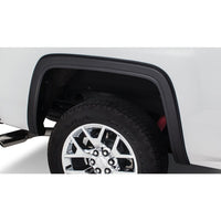 Bushwacker 40082-02 Black OE-Style Smooth Finish Rear Fender Flares for 2007-2013 Sierra 1500; 2007-2014 Sierra 2500 HD
