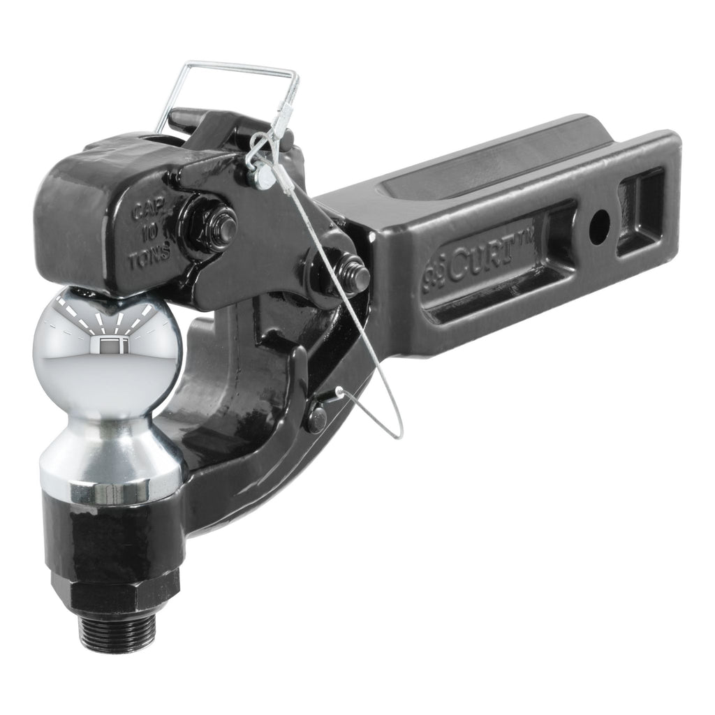 Receiver-Mount Ball & Pintle Hitch (2-1/2" Shank 2-5/16" Ball 20000 lbs.)