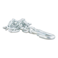 27" Safety Chain with 1 Snap Hook (5000 lbs Clear Zinc)