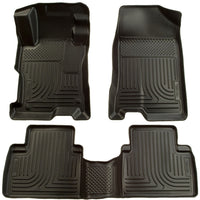 Husky Liners 98601 | Husky Liners Front & 2nd Seat Floor Liners, Fits 07-12 ALTIMA ALL EXCEPT HYBRID VERSION WEATHERBEATER FRONT & 2ND SEAT FLOOR LINERS BLACK