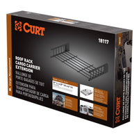 21" x 37" Black Steel Roof Rack Cargo Carrier Extension