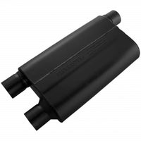 Flowmaster 42583 80 Series Crossflow Muffler 2.50 IN (O) / OUT (D) 4x9 16 Gauge
