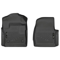 Husky Liners 13311 | Husky Liners Front Floor Liners, Fits 17-19 F250/F350 SUPER DUTY FRONT FLOOR LINERS WEATHERBEATER SERIES BLACK