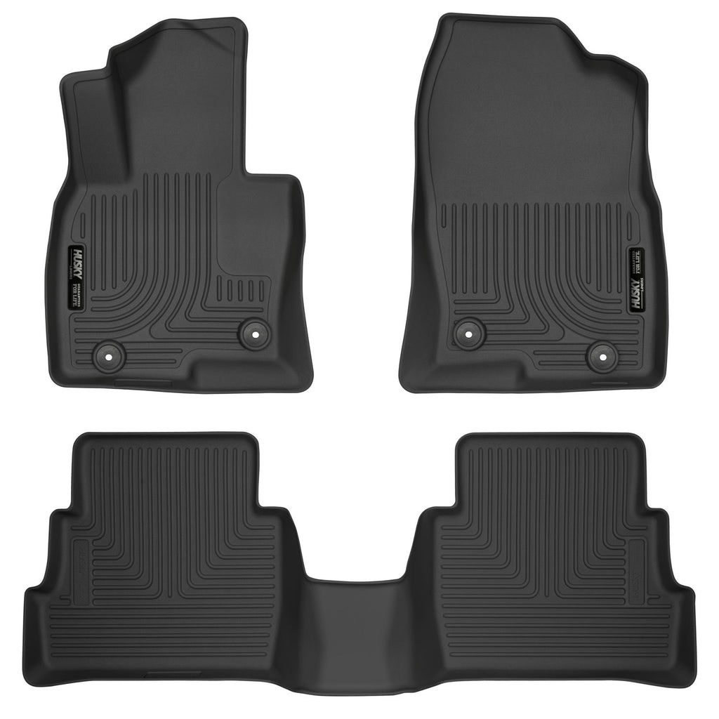 Husky Liners 95641 | Husky Liners Front & 2nd Seat Floor Liners; Front & 2nd Seat Floor Liners, Fits 17-C CX-5 WEATHERBEATER SERIES BLACK
