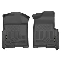 Husky Liners 18331 | Husky Liners Front Floor Liners, Fits 09-14 F150 REG/SUPER/SUPER CREW CAB FRONT FLOOR LINERS BLACK