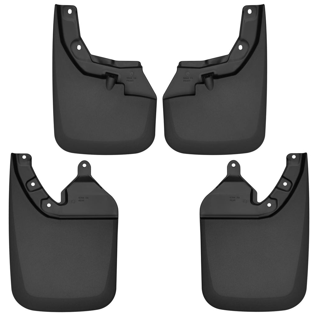 Husky Liners 56946 | Husky Liners Front and Rear Mud Guard Set, Fits 16-19 TACOMA W/FLARES FRONT AND REAR CUSTOM MUD GUARD COMBO SETS