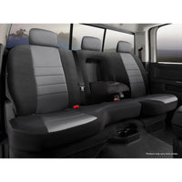 FIA-NP92-55 GRAY | 19-C RAM 1500 NP REAR 40/60 SEAT COVER BLACK W/GRAY CENTER PANEL