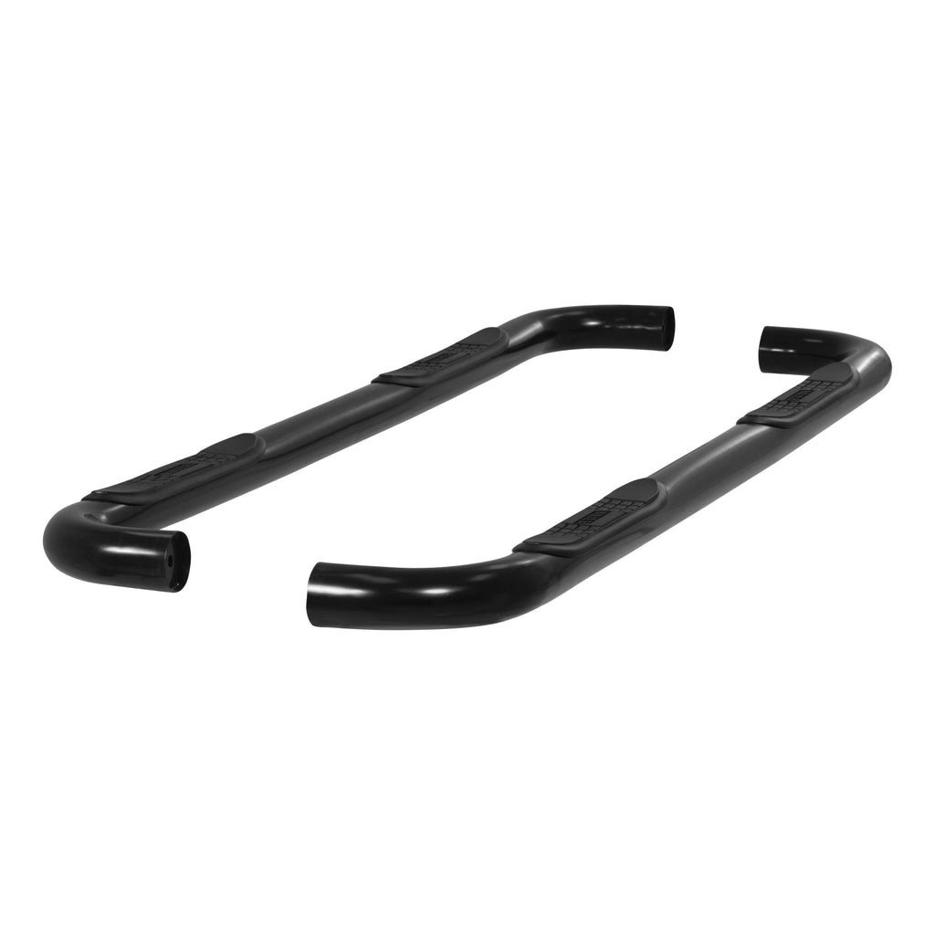 3" Round Black Steel Side Bars Select Ford F-150