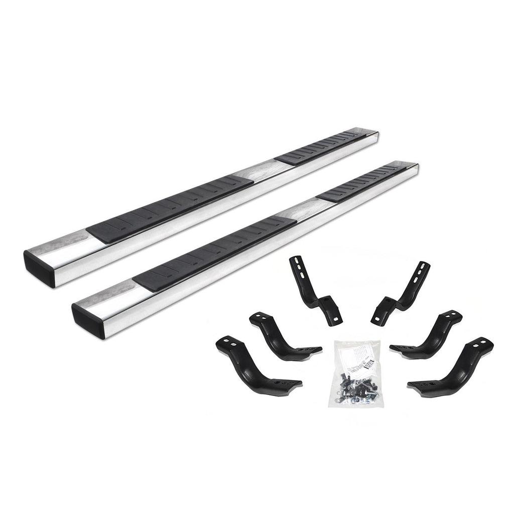 Go Rhino - 6862449987PS - 6in OE Xtreme II Side Steps Polished stainlessStainless 87in long