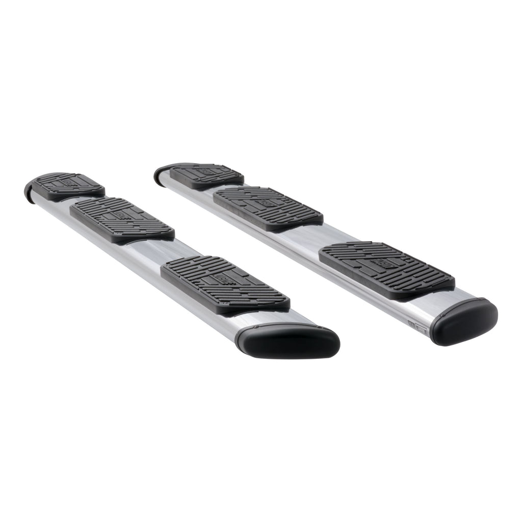 Regal 7 Polished Stainless 102" Oval W2W Steps Select Ford F-150 Crew 5'6" Bed