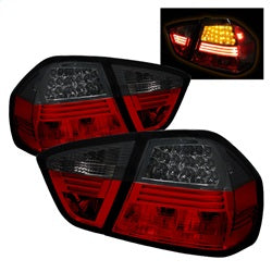 ( Spyder ) - LED Tail Lights - Red Smoke