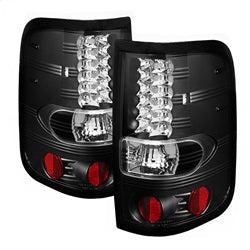 ( Spyder ) - LED Tail Lights - Black