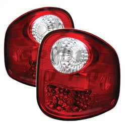 ( Spyder ) - LED Tail Lights - Red Clear