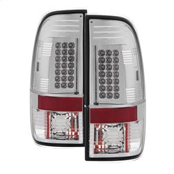 ( Spyder ) - LED Tail Lights - Chrome