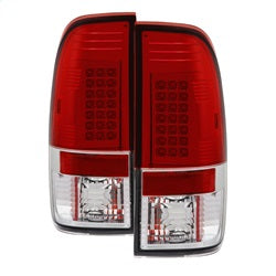 ( Spyder ) - LED Tail Lights - Red Clear