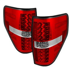 ( Spyder ) - LED Tail Lights - Red Clear