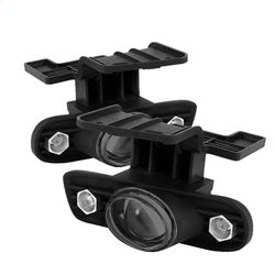 ( Spyder ) - Projector Fog Lights w/Switch -Smoke