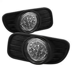 ( Spyder ) - LED Fog Lights w/Switch - Clear