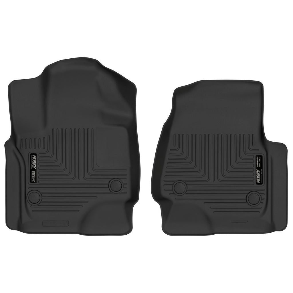 Husky Liners 54651 | Husky Liners Front Floor Liners, Fits 18-C EXPEDITION NAVIGATOR FRONT FLOOR LINERS X-ACT CONTOUR SERIES BLACK