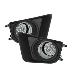 ( Spyder ) - LED Fog Lights w/Switch - Clear
