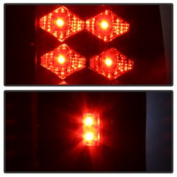 ( Spyder ) - LED Tail Lights - Black Smoke