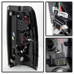 ( Spyder ) - LED Tail Lights - Black Smoke
