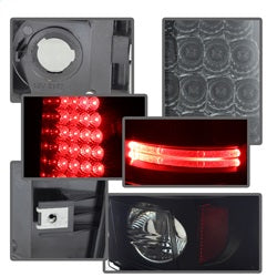 ( Spyder ) - LED Tail Lights - Black Smoke