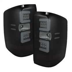 ( Spyder ) - Light Bar LED Tail Lights - Black Smoke