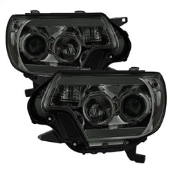 ( Spyder ) - Projector Headlights - Light Bar DRL - Smoke