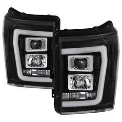( Spyder ) - Version 2 Projector Headlights - Light Bar DRL - Black