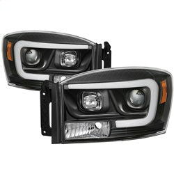 ( Spyder ) - Version 2 Projector Headlights - Light Bar DRL - Black