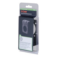 Connector Mounting Bracket for 7-Way RV Blade (Black Packaged)