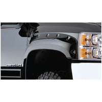 Bushwacker 40949-02 Black Cutout Style Smooth Finish 4-Piece Fender Flare Set for 2007-2013 Silverado 1500; 2007-2014 Silverado 2500 HD/3500 HD; Fits 78 78.7/97.6 In. Bed