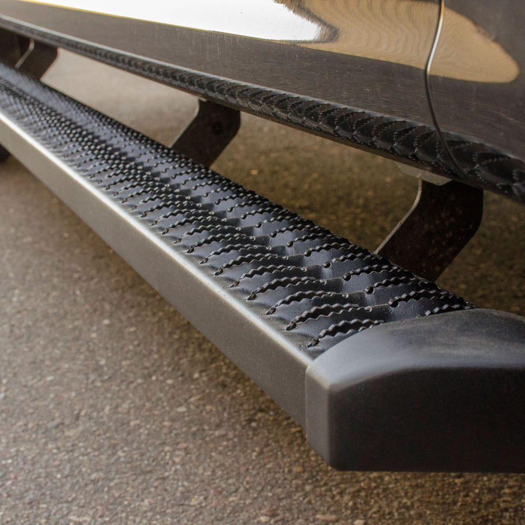 SlimGrip 5" x 78" Black Aluminum Running Boards Select Toyota Tundra