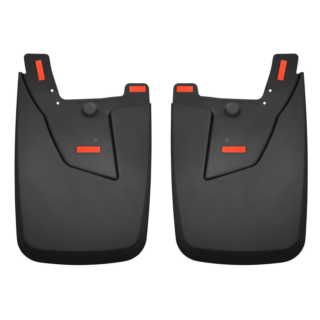 Husky Liners 59051 | Husky Liners Rear Mud Guards, Fits 19-C RAM 2500/3500 REAR MUD GUARDS BLACK(HAS OEM FENDER FLARES)