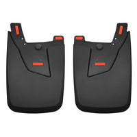 Husky Liners 59051 | Husky Liners Rear Mud Guards, Fits 19-C RAM 2500/3500 REAR MUD GUARDS BLACK(HAS OEM FENDER FLARES)