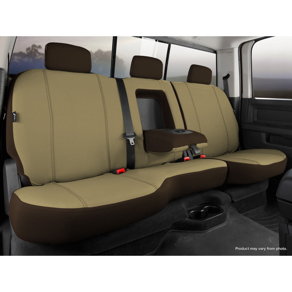 FIA-SP82-45 TAUPE | 05-11 DAKOTA SP SEAT COVER TAUPE REAR SPLIT 40/60
