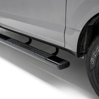 6" x 75" Black Aluminum Oval Side Bars Select Dodge Ram 1500
