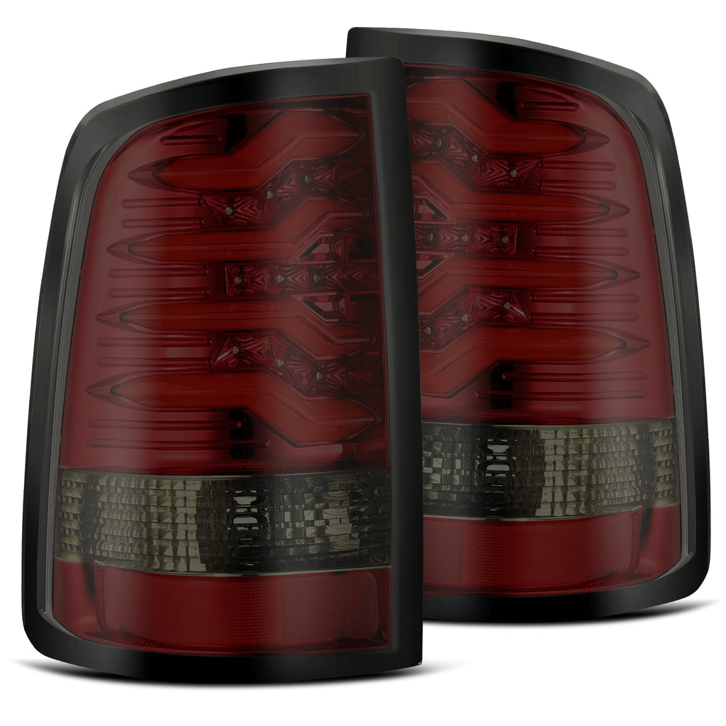 LED Tail Lights Red Smoke