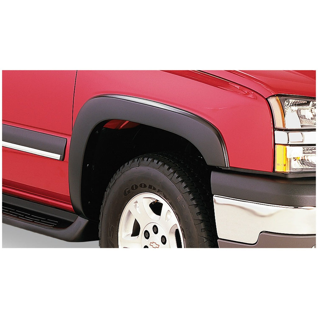 Bushwacker 40936-02 Black OE-Style Smooth Finish 4-Piece Fender Flare Set for 2007-2014 Chevrolet Tahoe (Excludes LTZ)