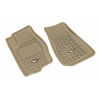 Rugged Ridge 13920.31 | Floor Liners, Front, Tan; 08-12 Jeep Liberty KK
