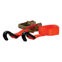 16' Orange Cargo Strap with J-Hooks (1100 lbs.)