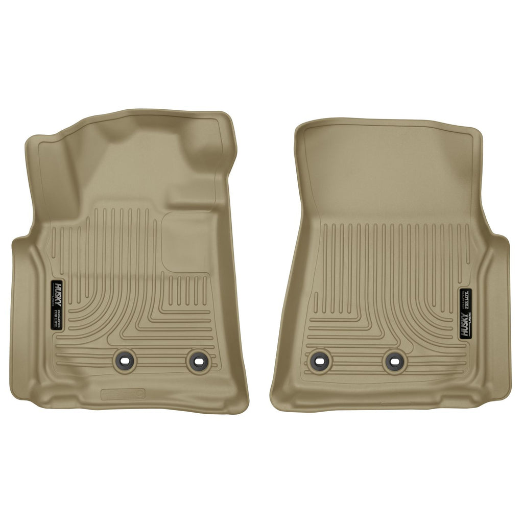 Husky Liners 13093 | Husky Liners Front Floor Liners, Fits 13-17 LAND CRUISER/LX570 WEATHERBEATER SERIES TAN